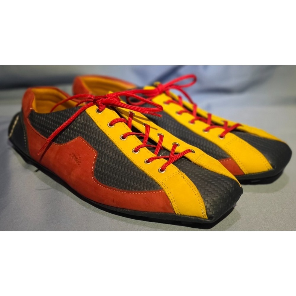 Añel Sartoria Luxury Driving Shoes Hand Made Italy Leather Sz 10/EU 42